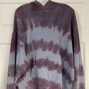 PINK Women's Oversized Tie-Dye Hoodie - Medium